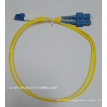 Cordon de raccordement fibre optique SC / PC LC / PC